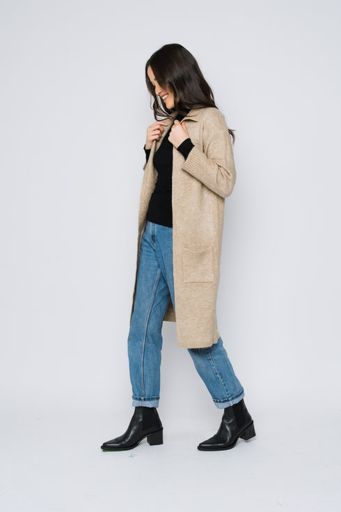 Vivian-Open Maxi Cardigan