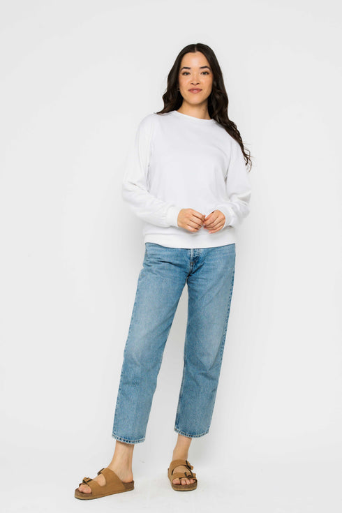 Jenna SAMPLE-Luxe Fleece Crew