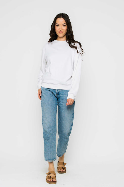 Jenna SAMPLE-Luxe Fleece Crew