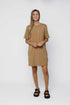 Nell-Luxe Fleece Tee Dress