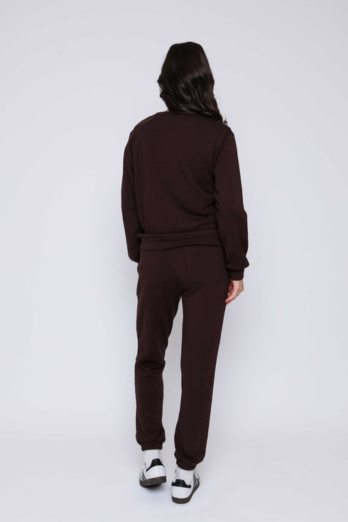 Jenna SAMPLE-Luxe Fleece Crew
