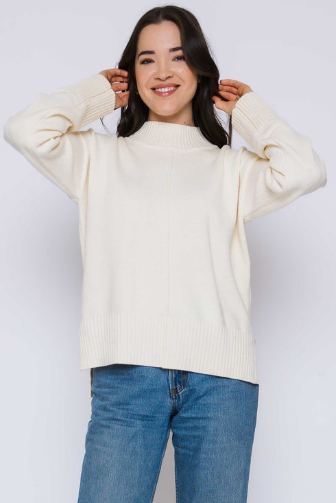 Lita-Mock Neck Pullover