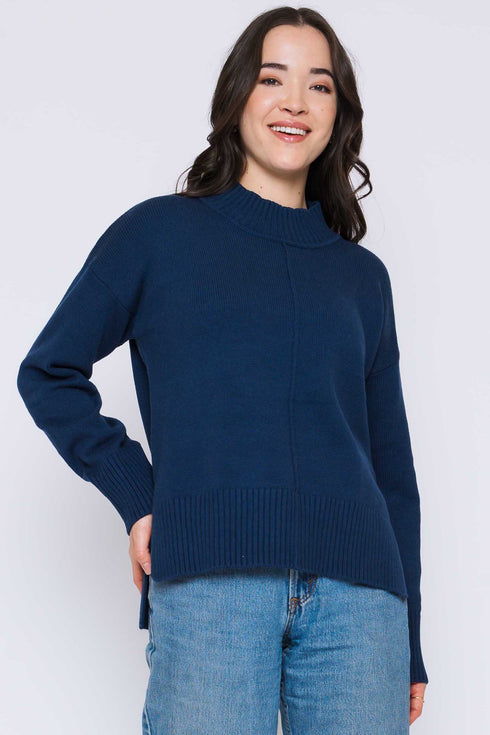 Lita-Mock Neck Pullover