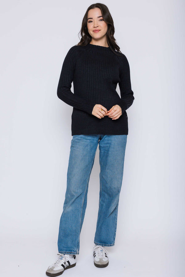 Kylie-Funnel Neck Sweater