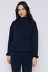 Everly-Luxe Fleece 1/2 Zip Mock neck