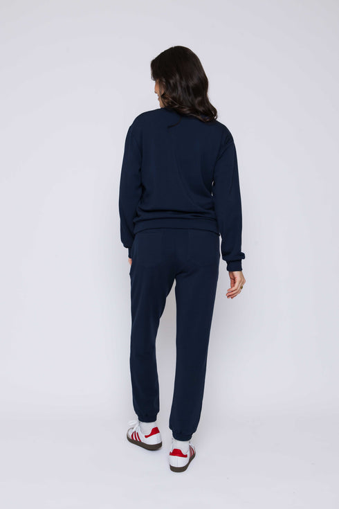 Jenna SAMPLE-Luxe Fleece Crew