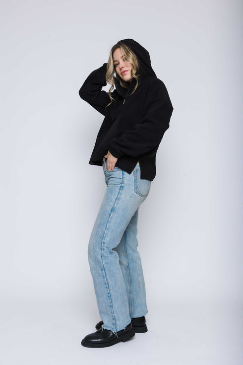 Sutton-Half Zip Sherpa Pullover