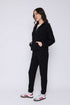 Everly-Luxe Fleece 1/2 Zip Mock neck
