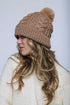 Marshmallow-Cabled Lined Beanie