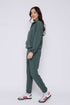 Everly-Luxe Fleece 1/2 Zip Mock neck