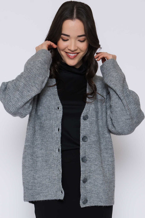 Chrys-Ribbed Cardigan