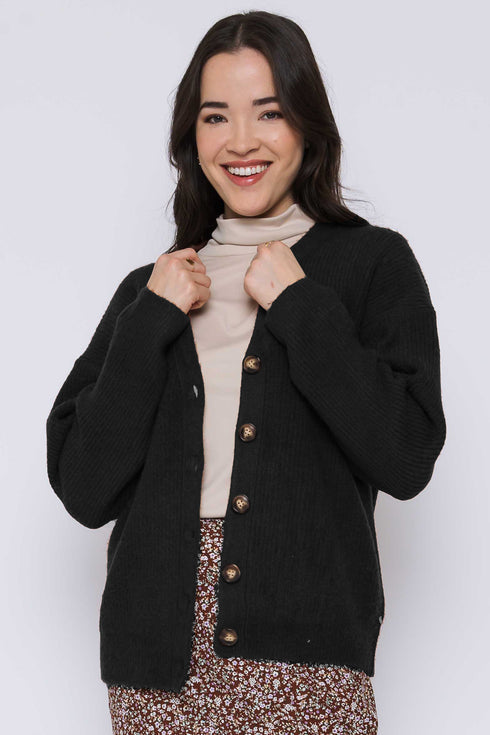 Chrys-Ribbed Cardigan