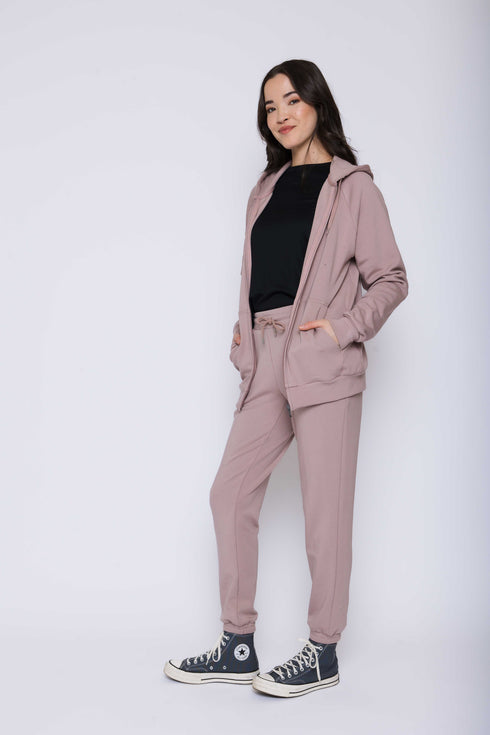 Tina SAMPLE-Luxe Fleece Oversized Zip Hoody