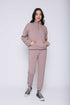 Everly-Luxe Fleece 1/2 Zip Mock neck