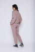 Everly-Luxe Fleece 1/2 Zip Mock neck