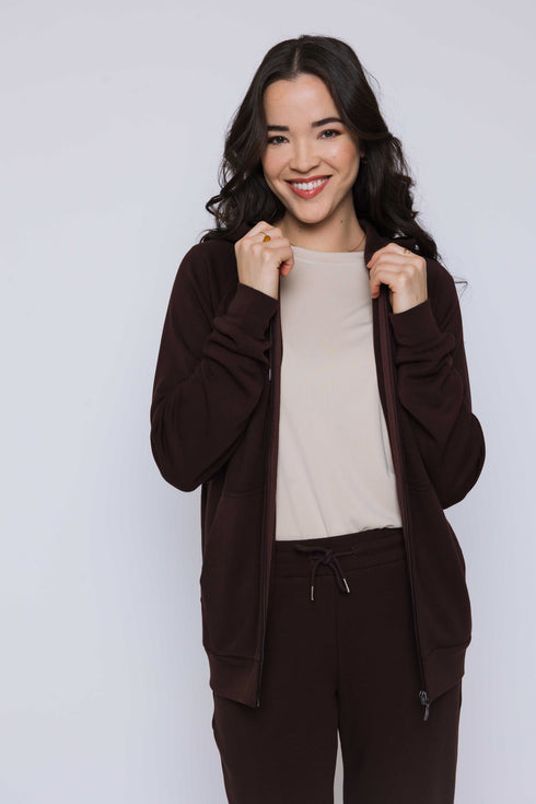 Tina SAMPLE-Luxe Fleece Oversized Zip Hoody
