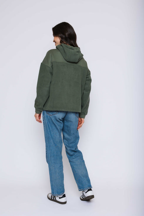 Sutton-Half Zip Sherpa Pullover