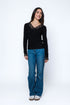 Lily-Lace trim Tee