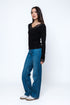Lily-Lace trim Tee