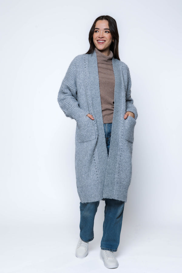 Lynne-Chunky Maxi Cardi