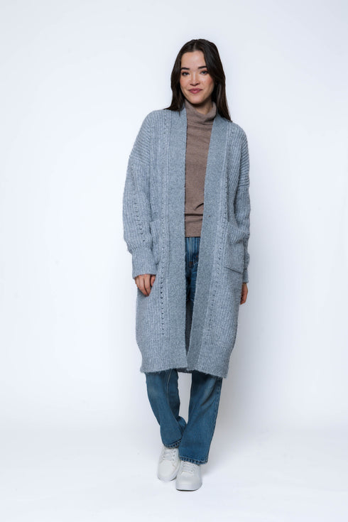 Lynne-Chunky Maxi Cardi