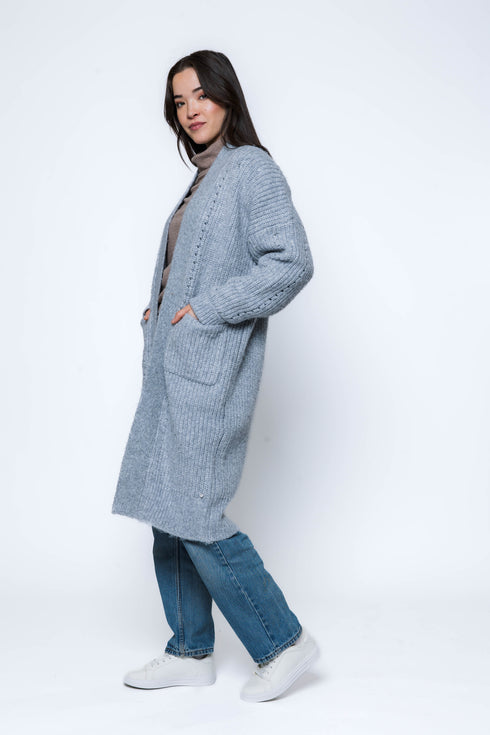 Lynne-Chunky Maxi Cardi