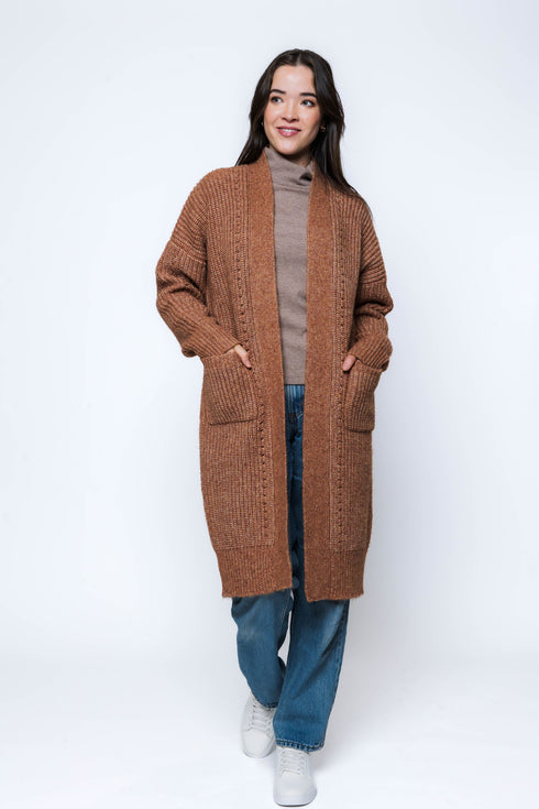 Lynne-Chunky Maxi Cardi