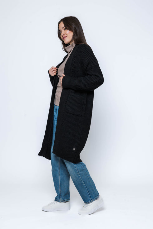 Lynne-Chunky Maxi Cardi