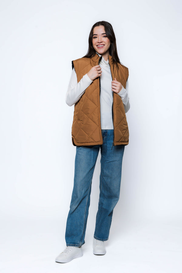 Julie-Sherpa Lined Vest