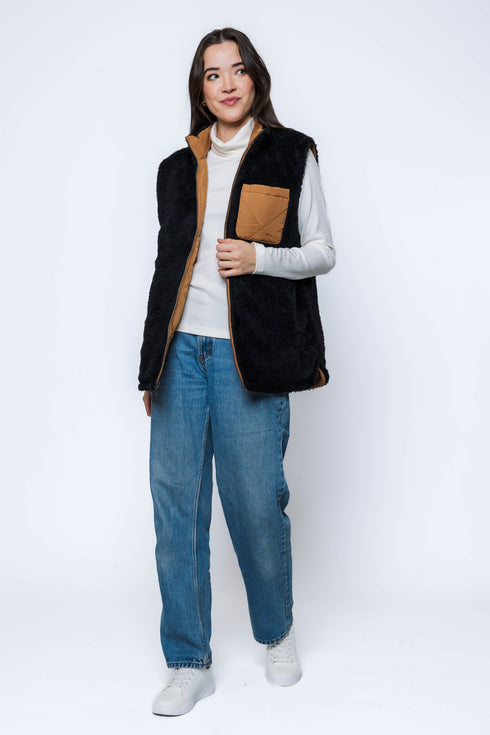 Julie-Sherpa Lined Vest