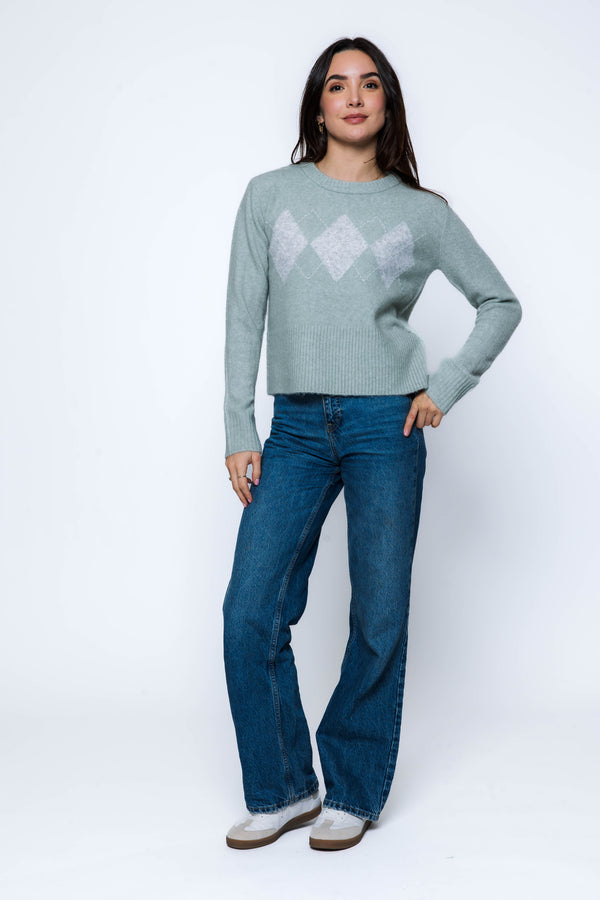 Gigi-Argyle Sweater