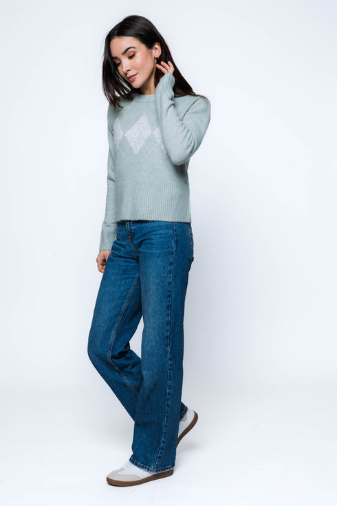 Gigi-Argyle Sweater