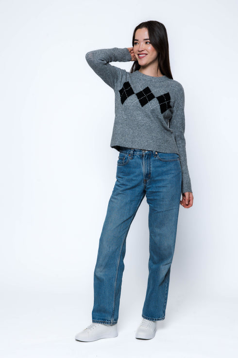 Gigi-Argyle Sweater
