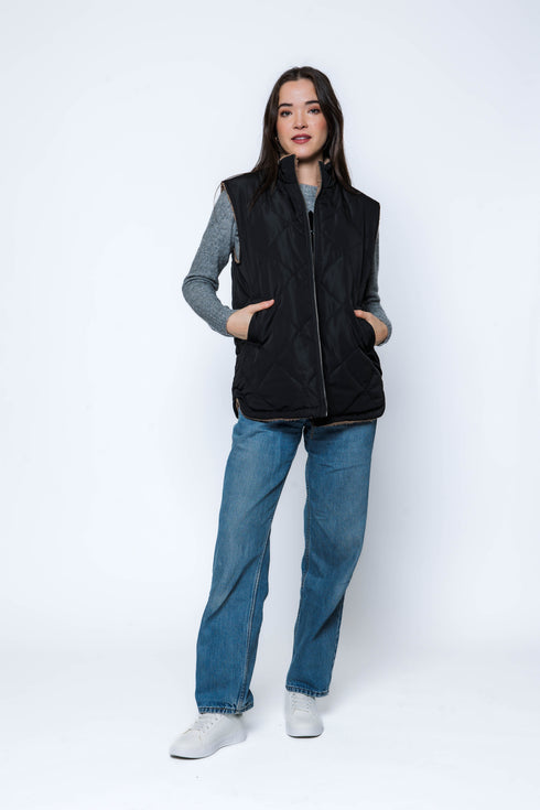 Julie-Sherpa Lined Vest