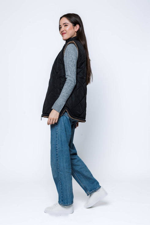 Julie-Sherpa Lined Vest