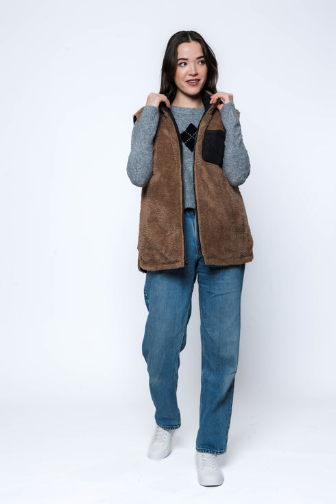 Julie-Sherpa Lined Vest