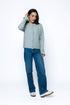 Carmen-Ruffle Cardigan