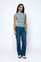 Kimmie-Mock Neck Sweater Tank