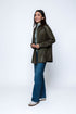 Harper SAMPLE-Faux Leather Button up