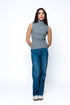 Kimmie-Mock Neck Sweater Tank