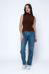Kimmie-Mock Neck Sweater Tank