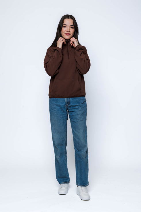 Everly-Luxe Fleece 1/2 Zip