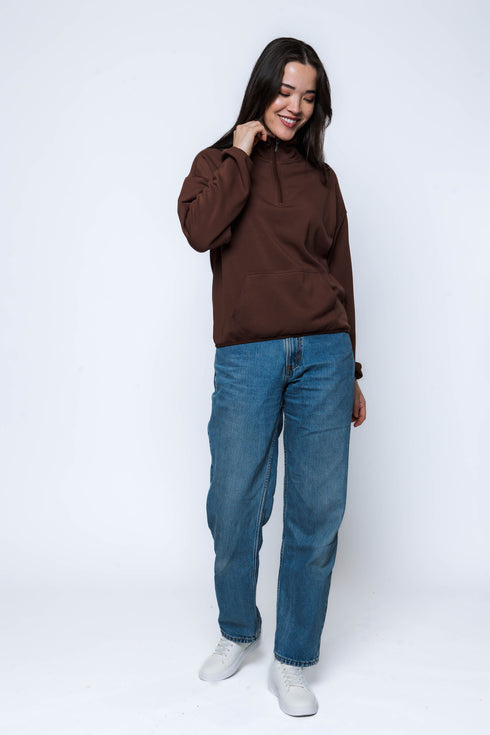Everly-Luxe Fleece 1/2 Zip