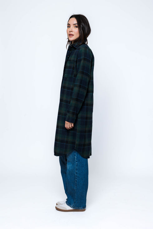 Mercer-Plaid Shirt Jacket