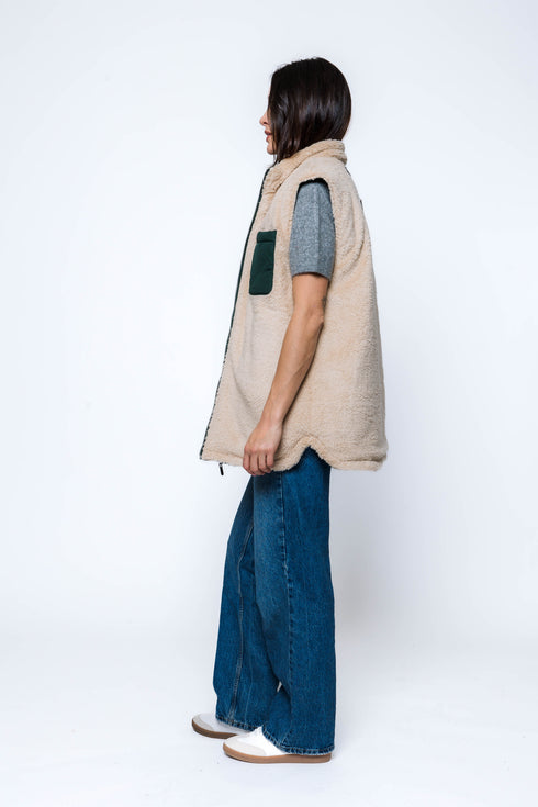 Julie-Sherpa Lined Vest