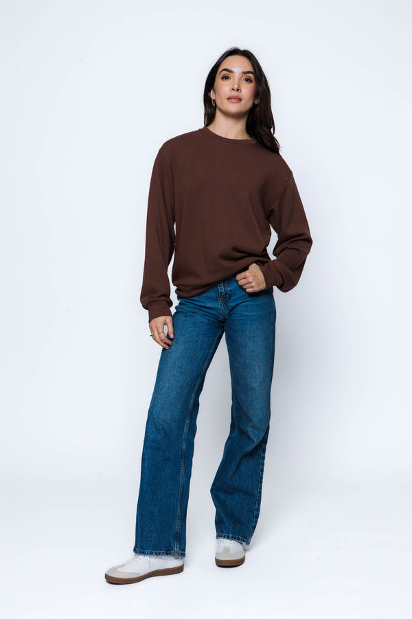Jenna-Luxe Fleece Crew