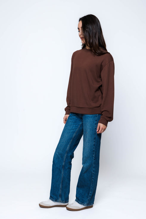 Jenna-Luxe Fleece Crew