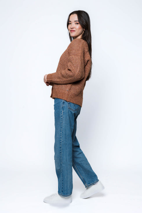 Paige-Rib Knit Cardi