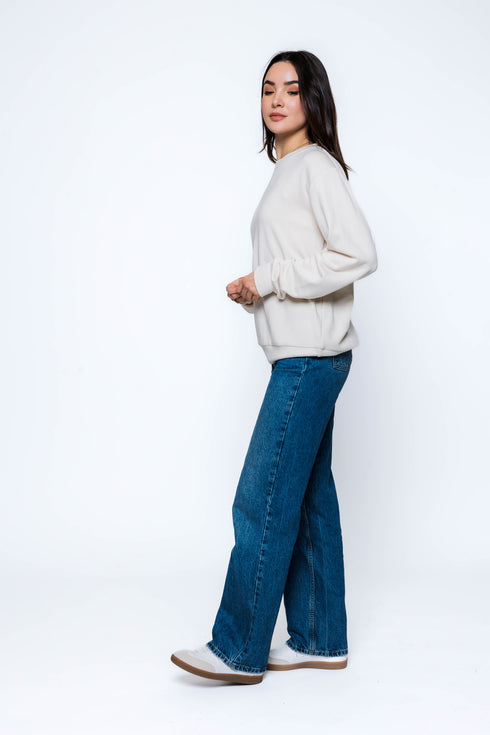 Jenna-Luxe Fleece Crew