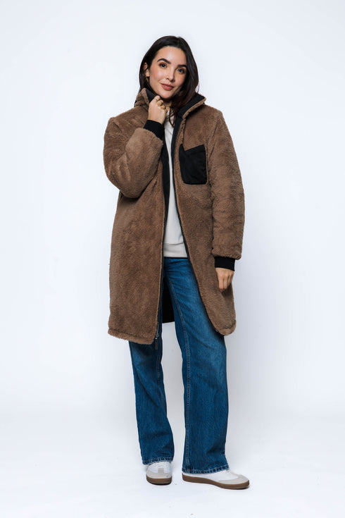 Sydney SAMPLE-Sherpa Lined Coat